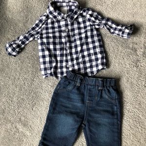 Cute fall baby boy outfit